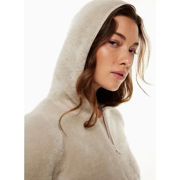 Aritzia Sunday Best Maddox Sweater in Humus Beige Size Small - Picture 2 of 12